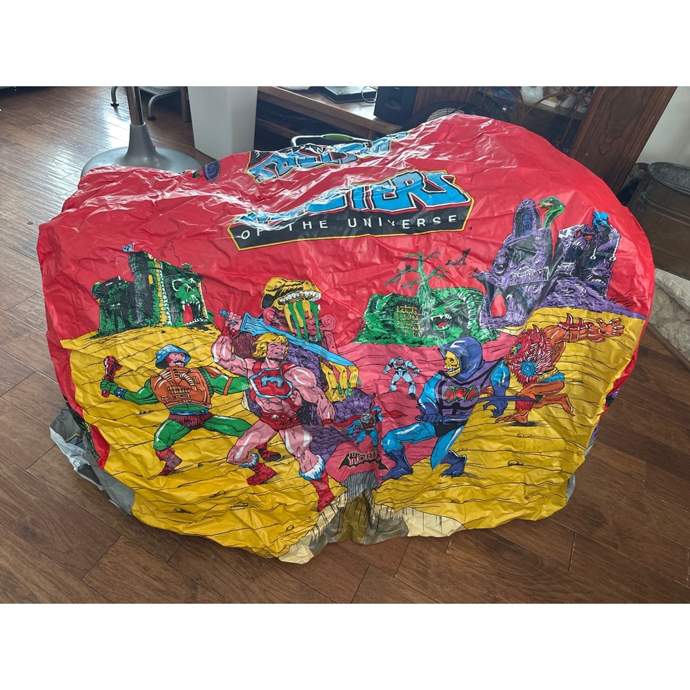 Vintage Masters of the Universe Play Tent‎ With Poles missing some pieces